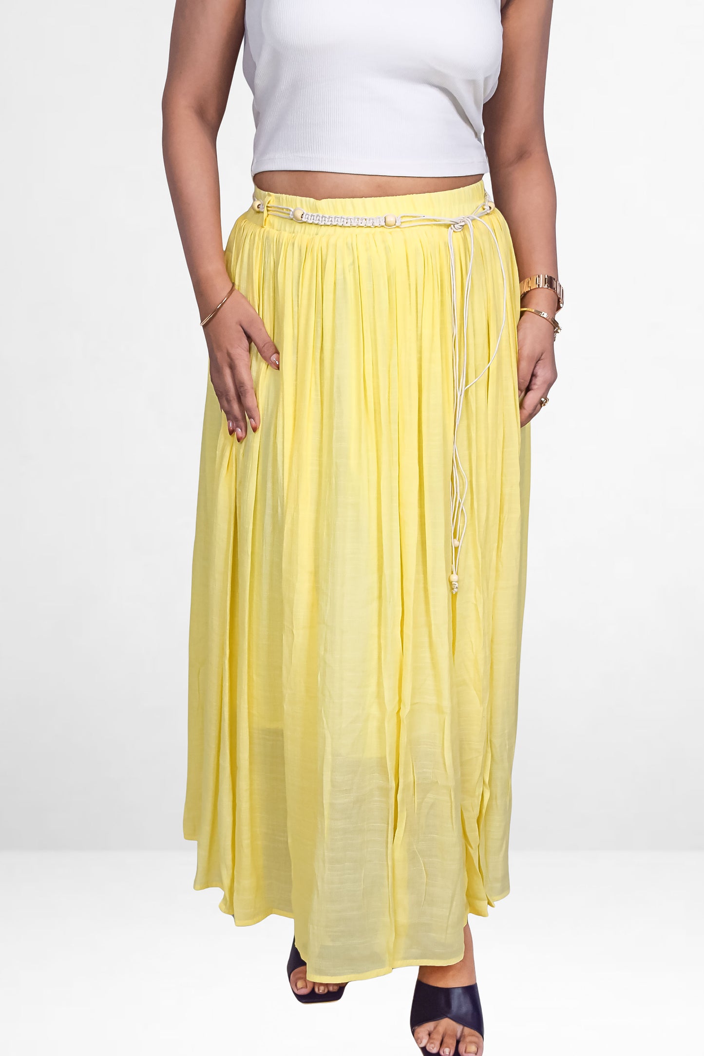 Elegant Belt Skirt