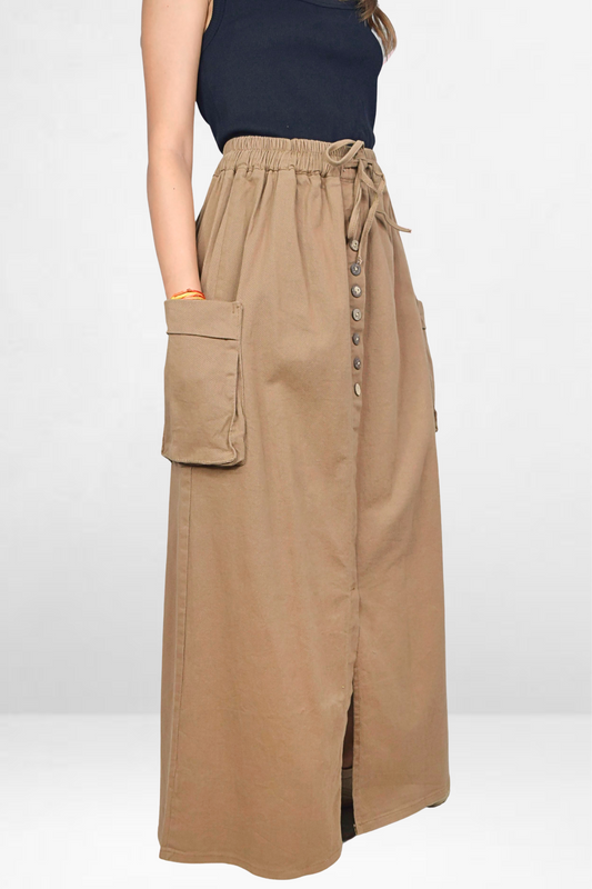 Cotton Long Skirt