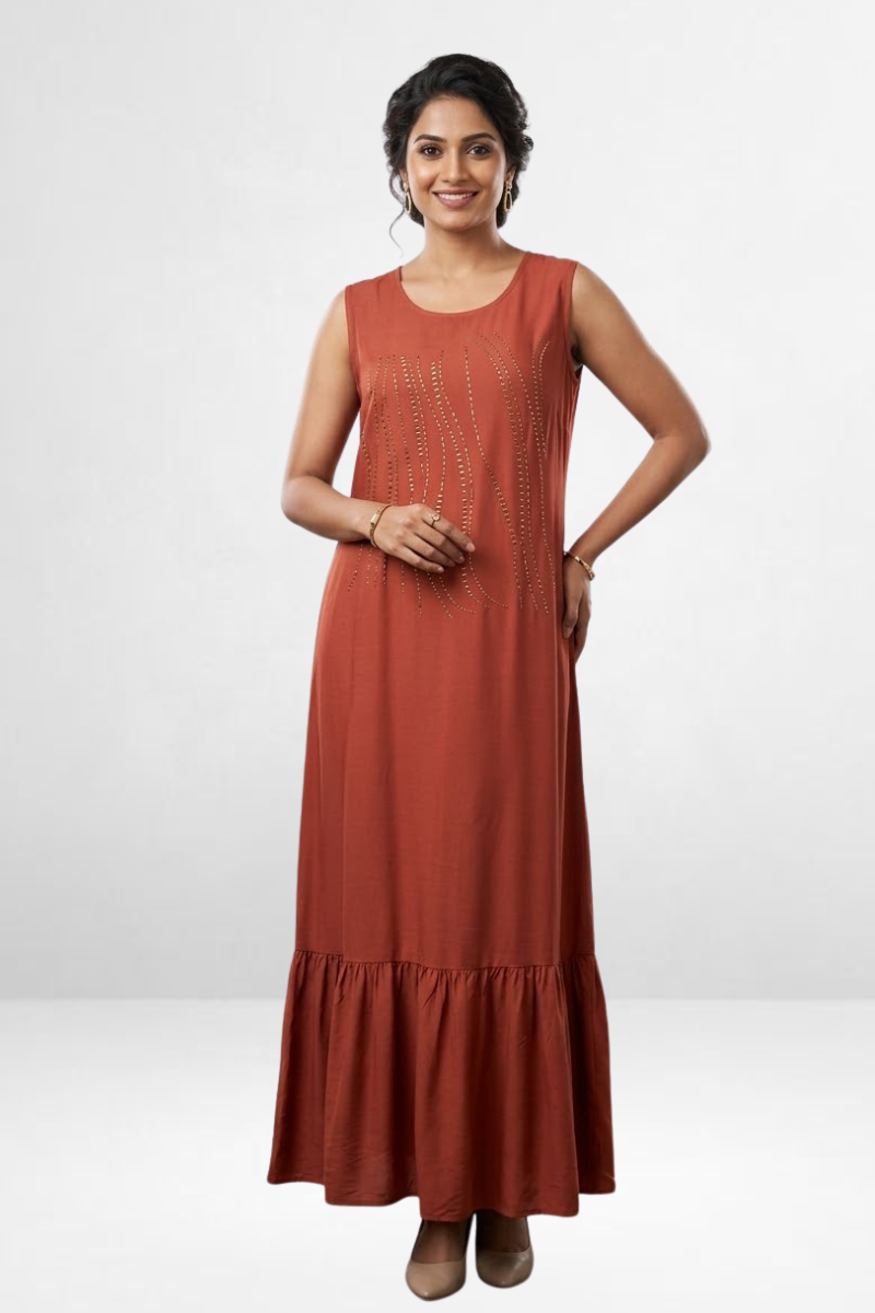 Layered Midi Dress