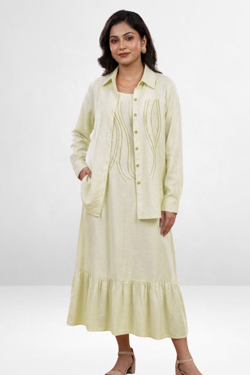 Layered Midi Dress