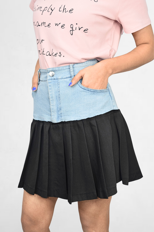 Denim Tennis Skirt