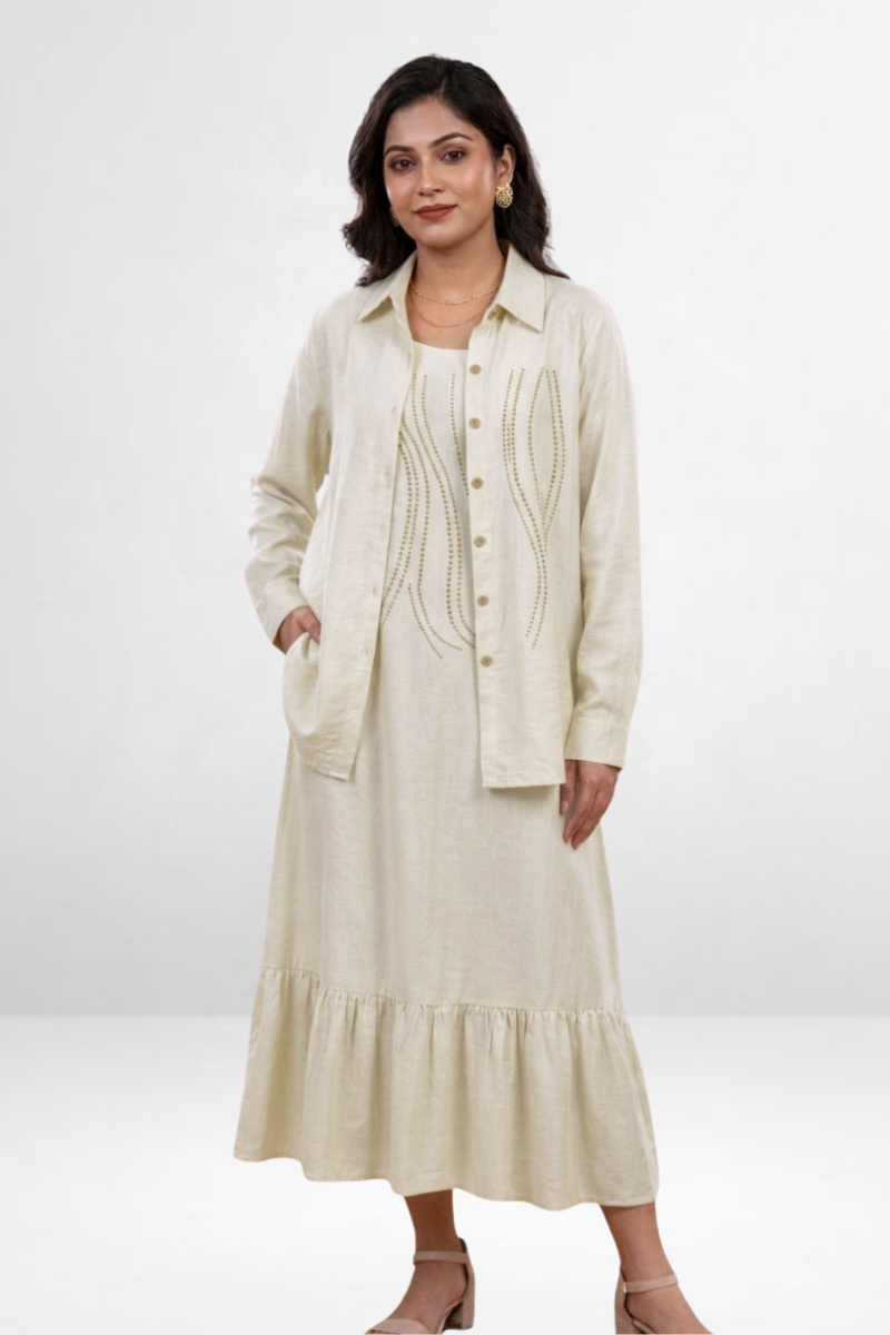 Layered Midi Dress