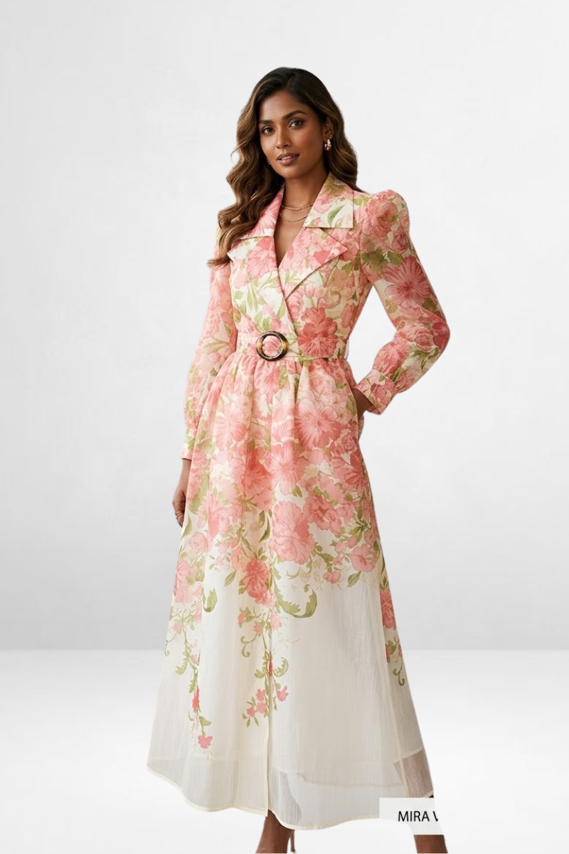 Floral Belted Dress