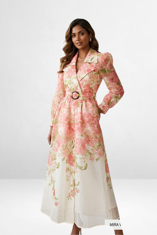 Floral Belted Dress