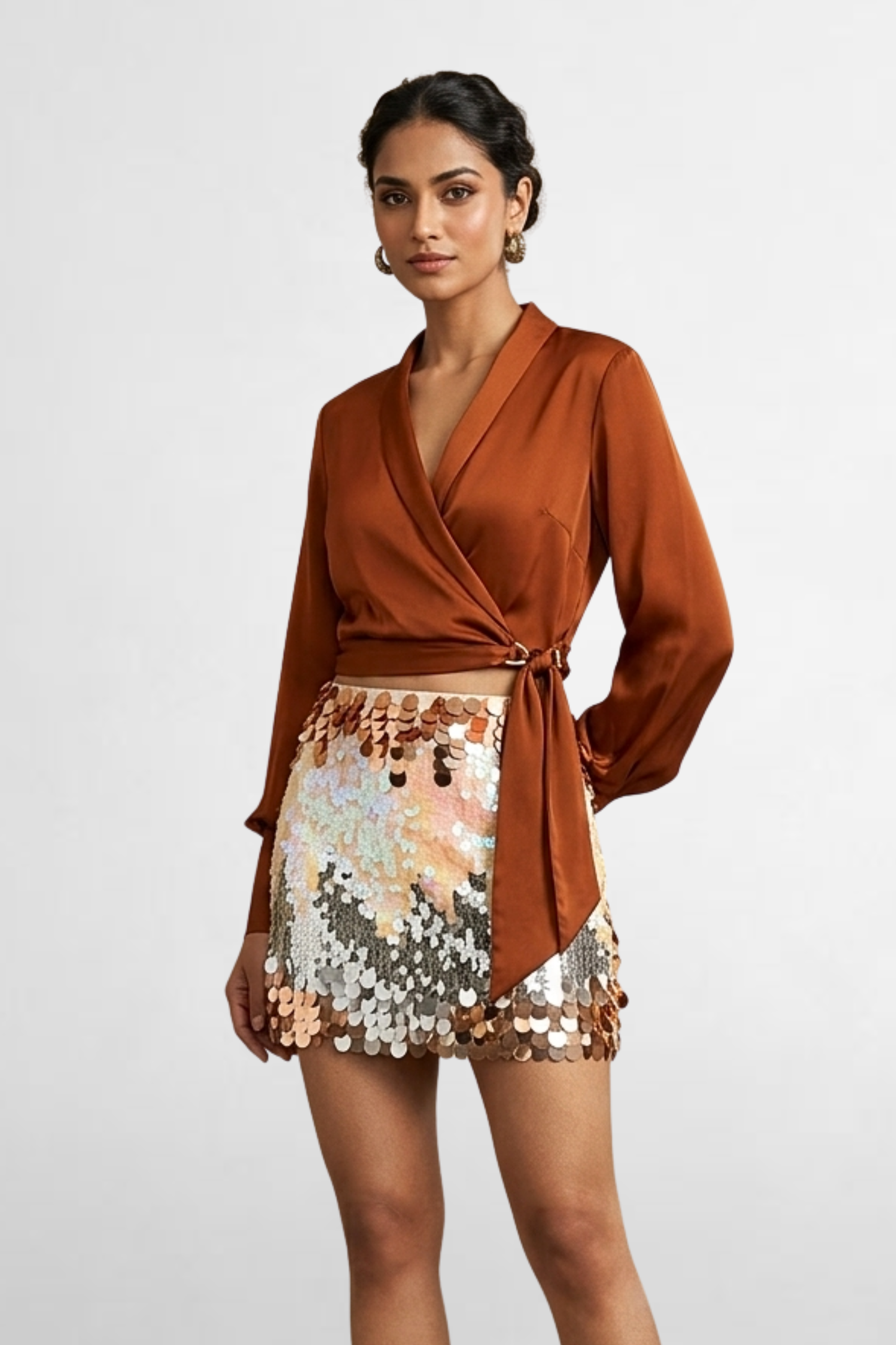 Glam Sequins Skirt