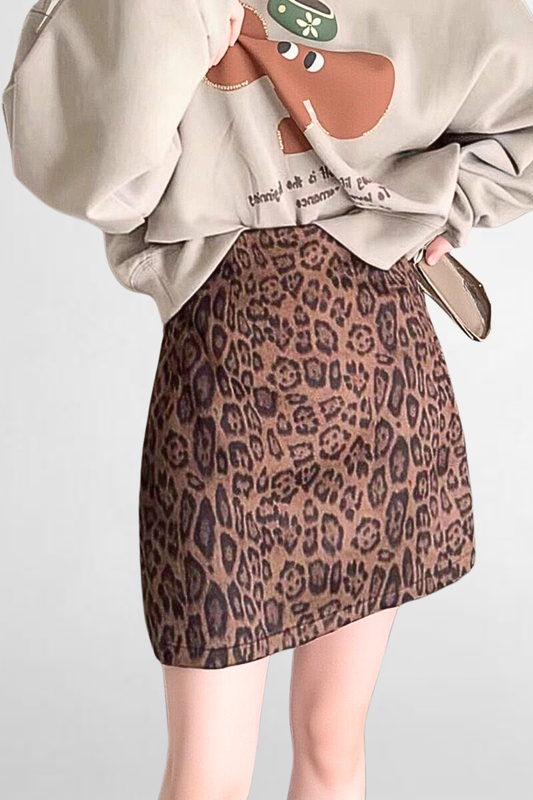 Animal Mini Skirt
