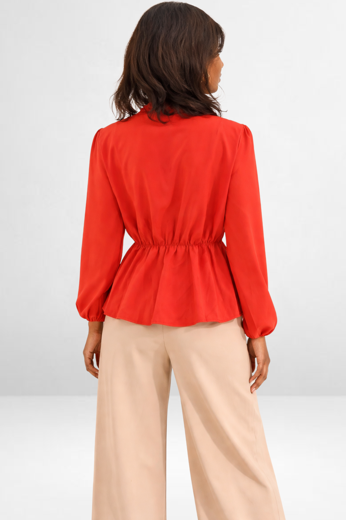 Ruffle Neck Blouse
