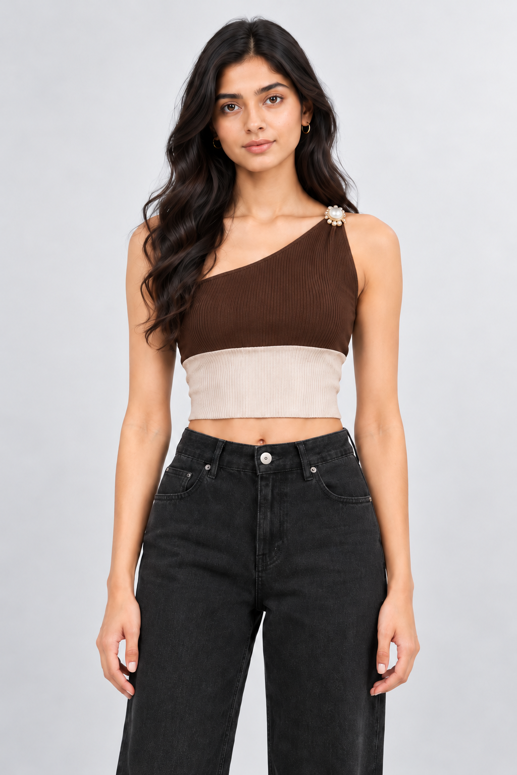 Pearl One-Shoulder Top