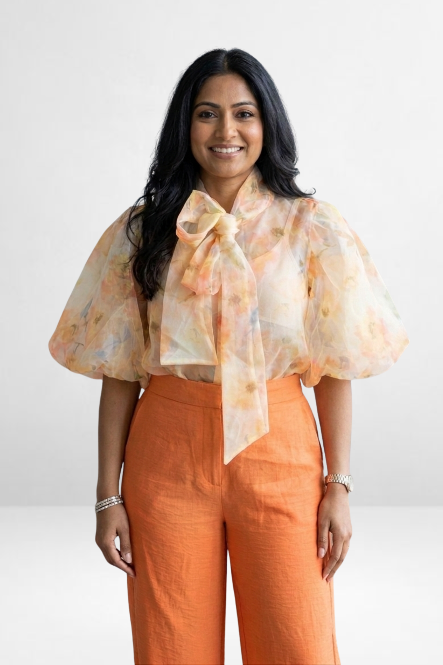 Floral Sheer Blouse