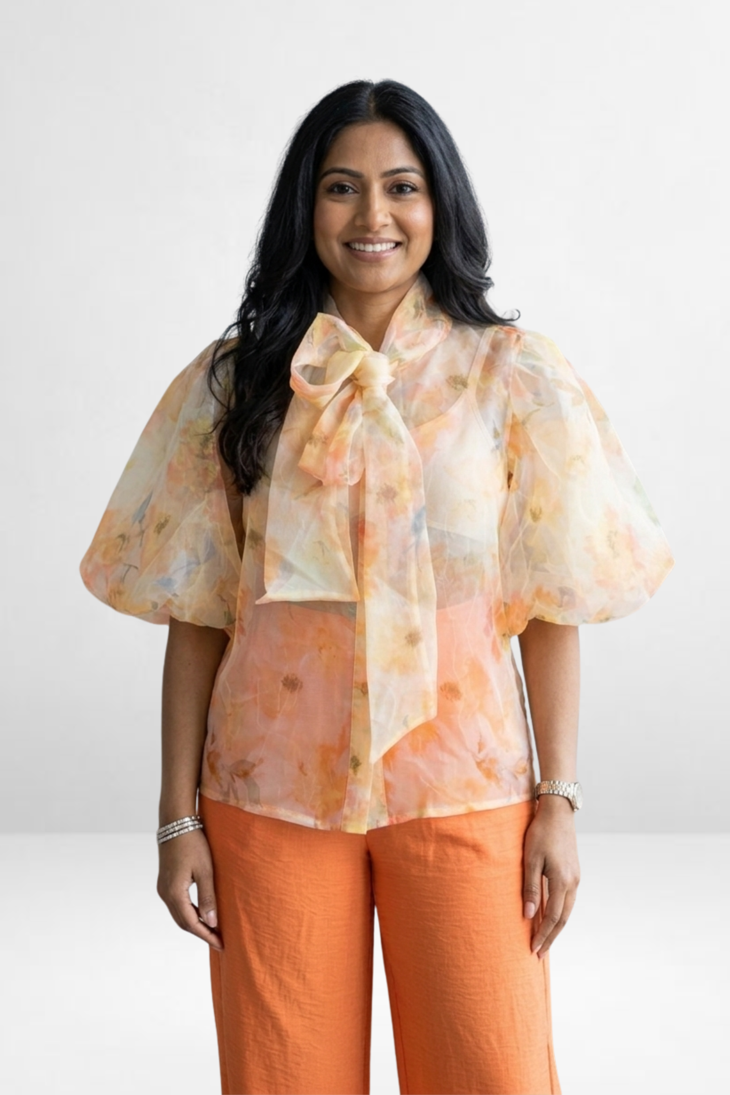 Floral Sheer Blouse
