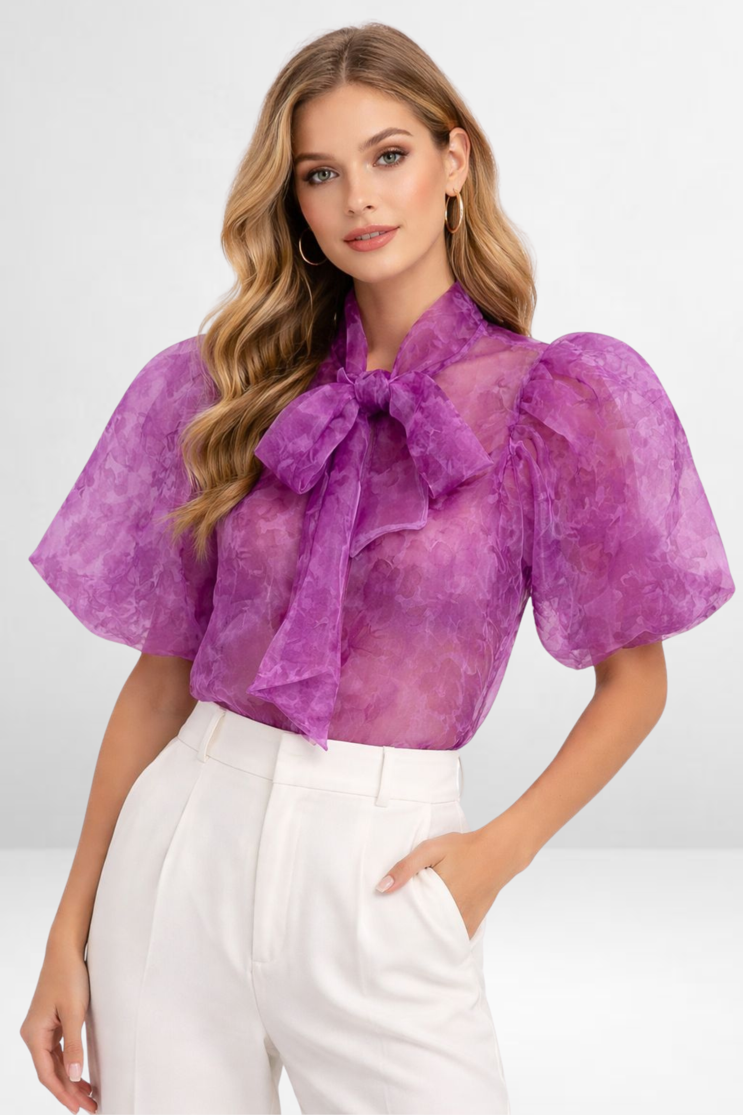 Floral Sheer Blouse
