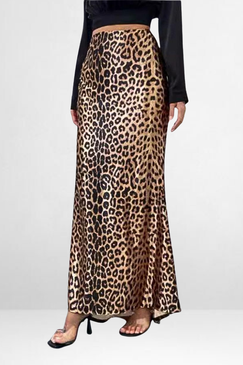 Satin Animal Print