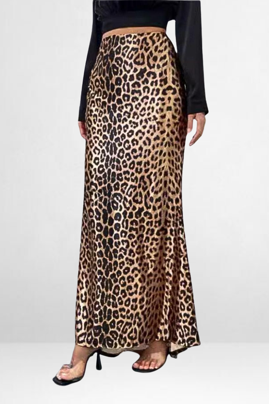 Satin Animal Print