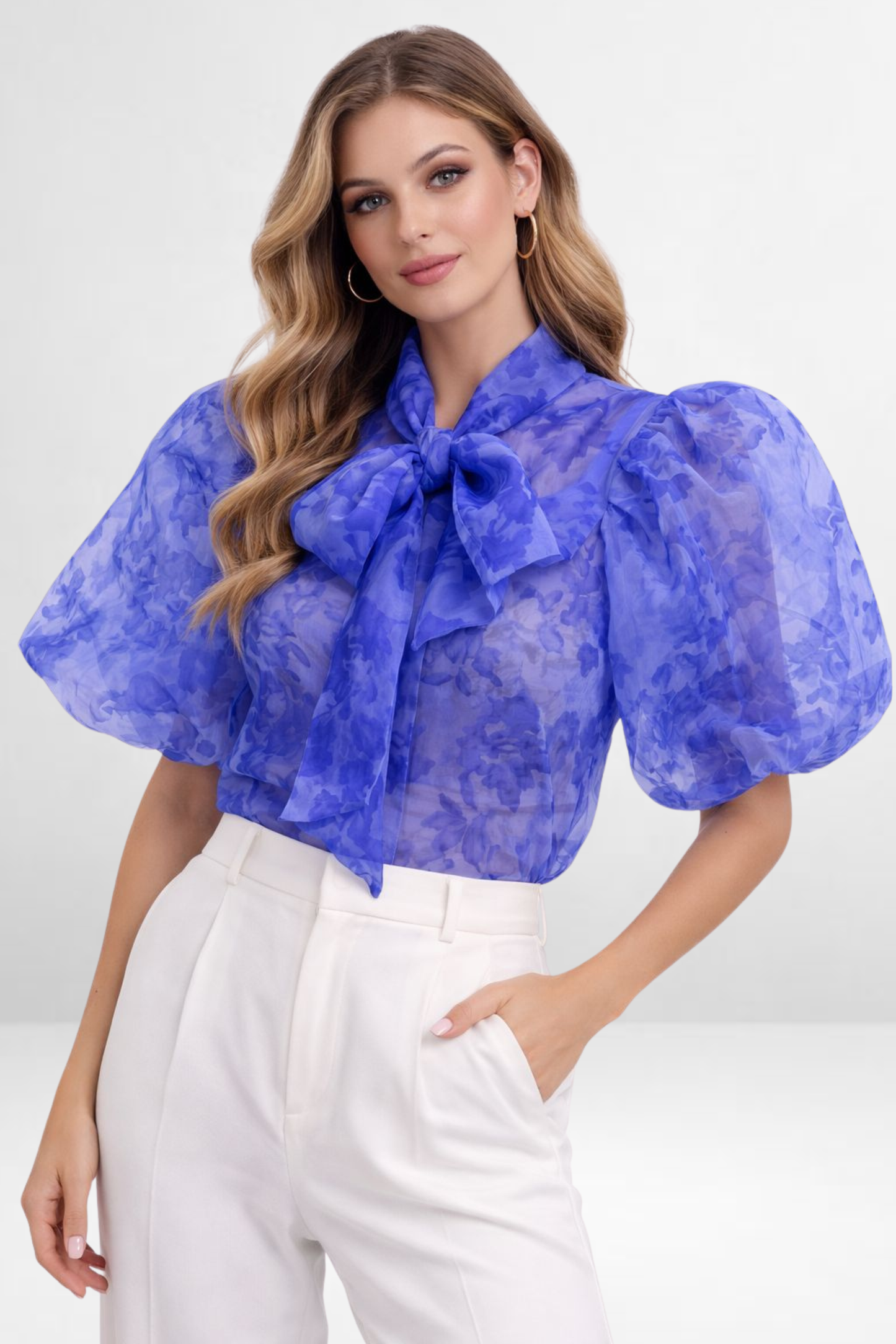 Floral Sheer Blouse