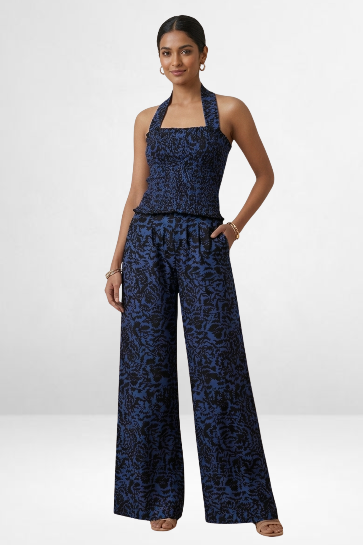 Smocked Halter Co-Ord