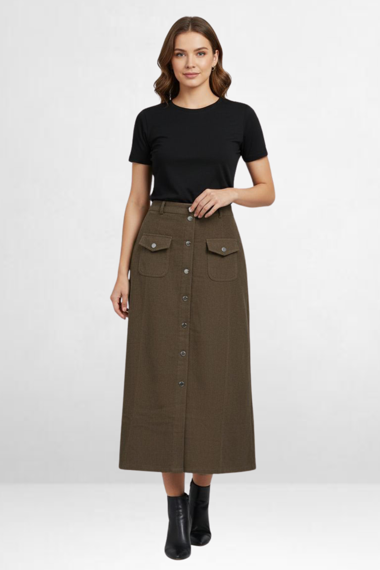 Corduroy Skirt