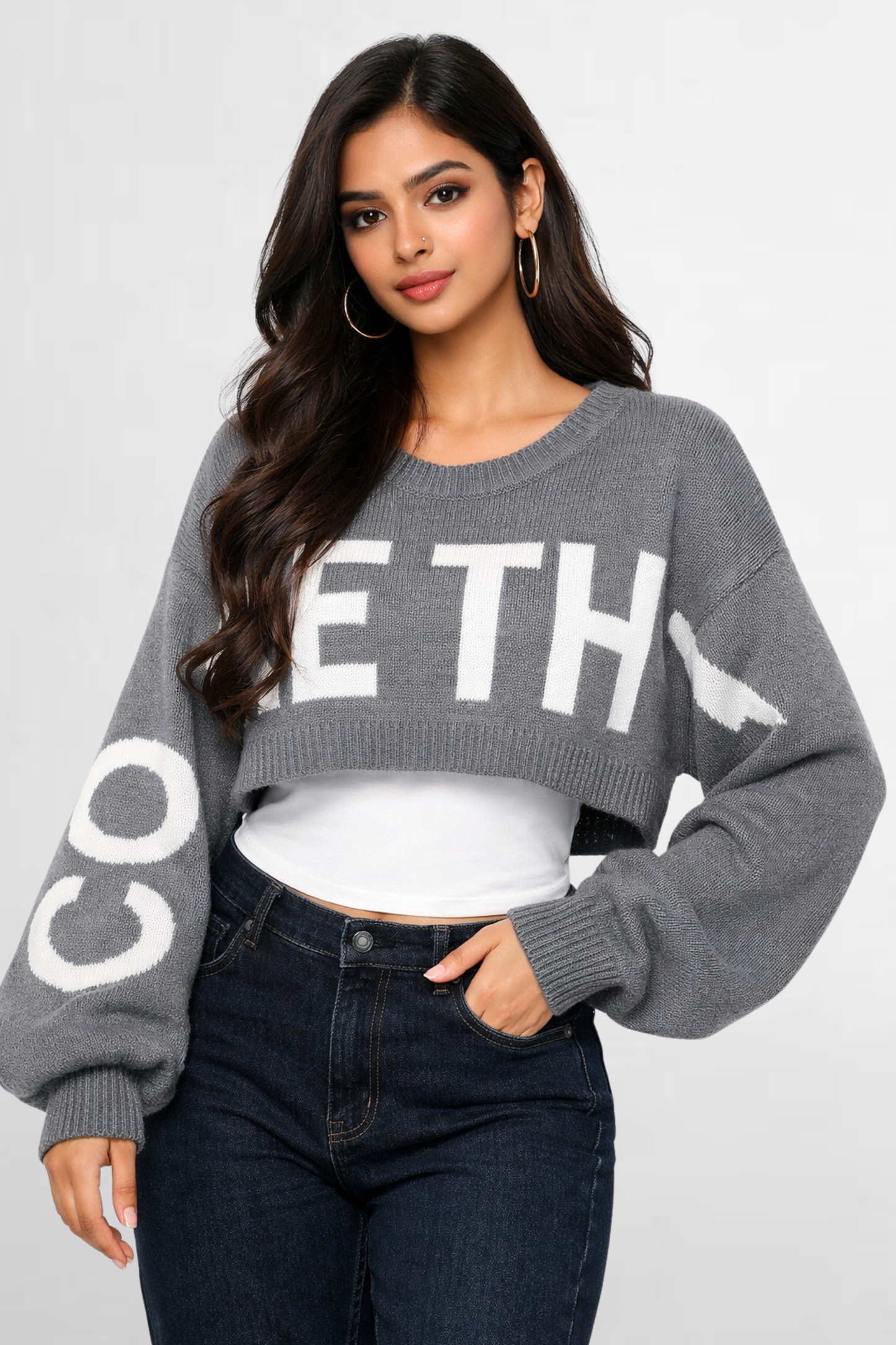 Knit Crop Sweater