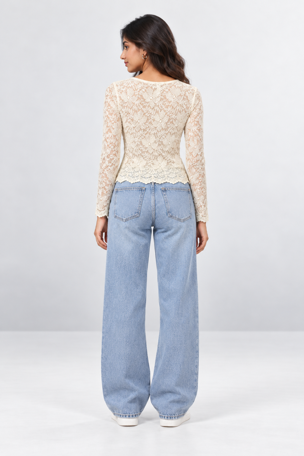 Lace Bloom Bling Top