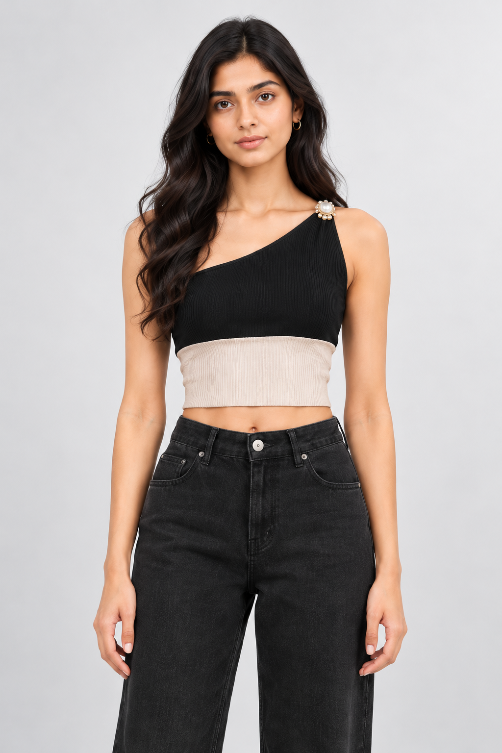 Pearl One-Shoulder Top