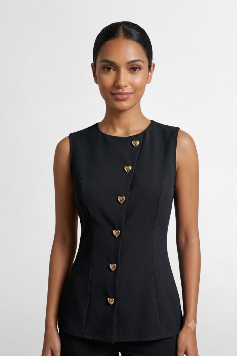 Heart Button Top