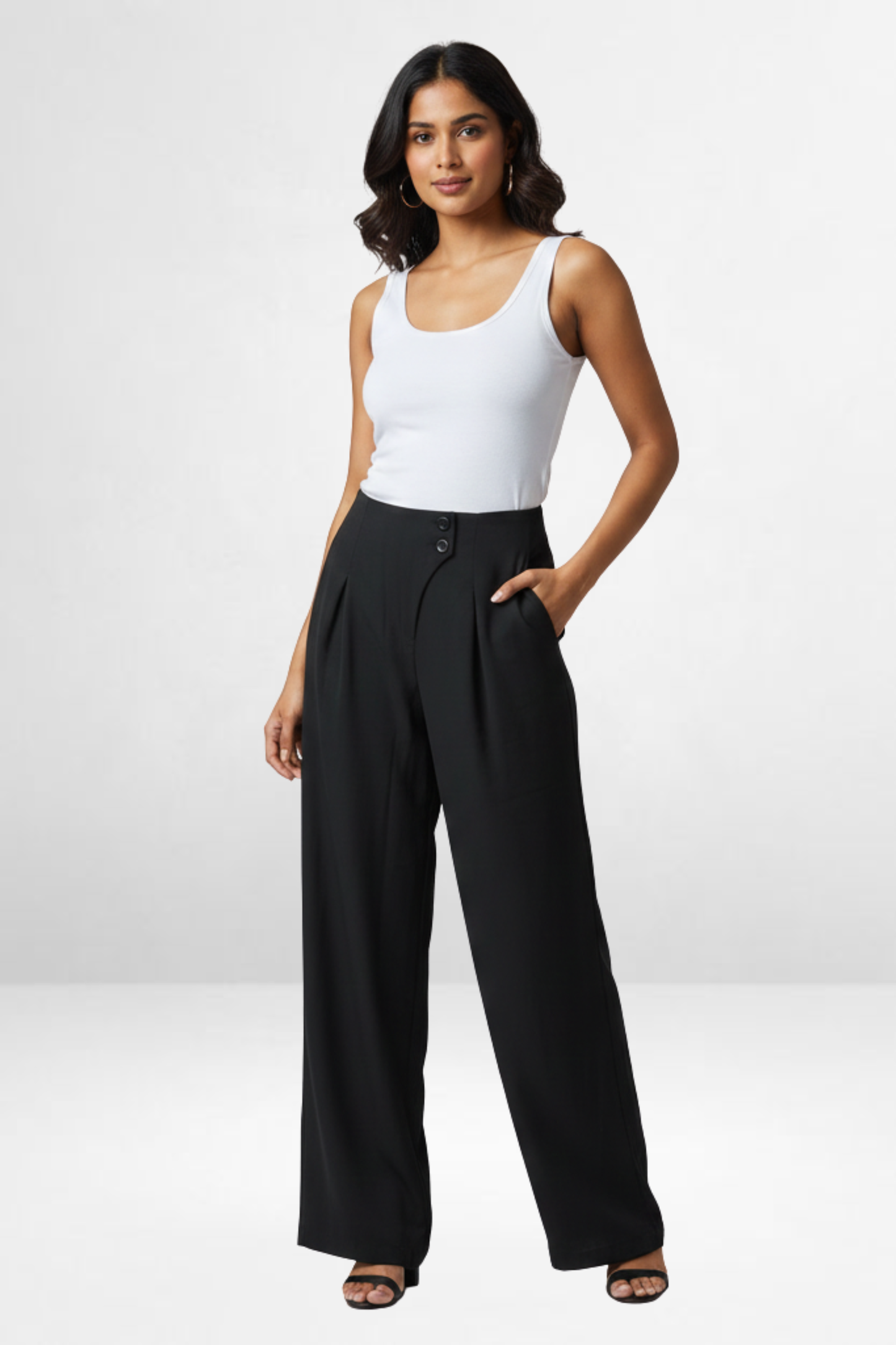 Noir Tailored Trousers
