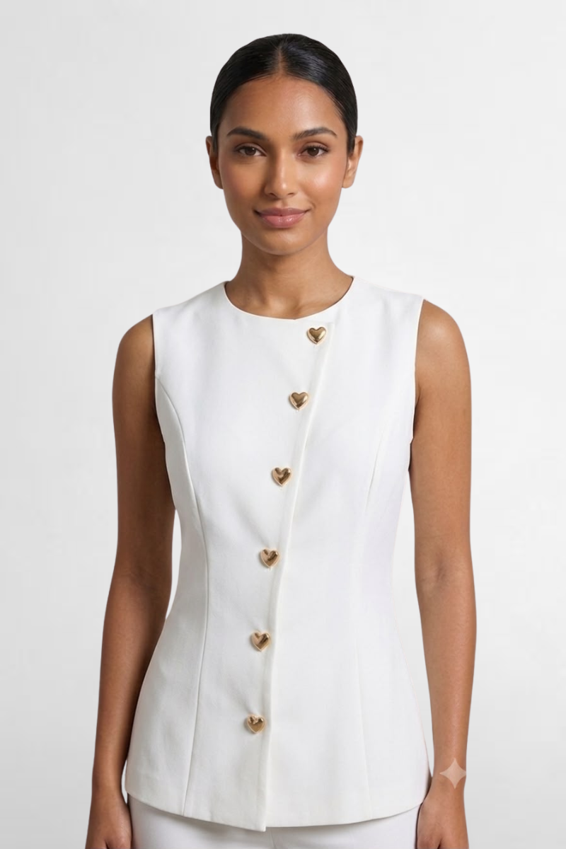 Heart Button Top