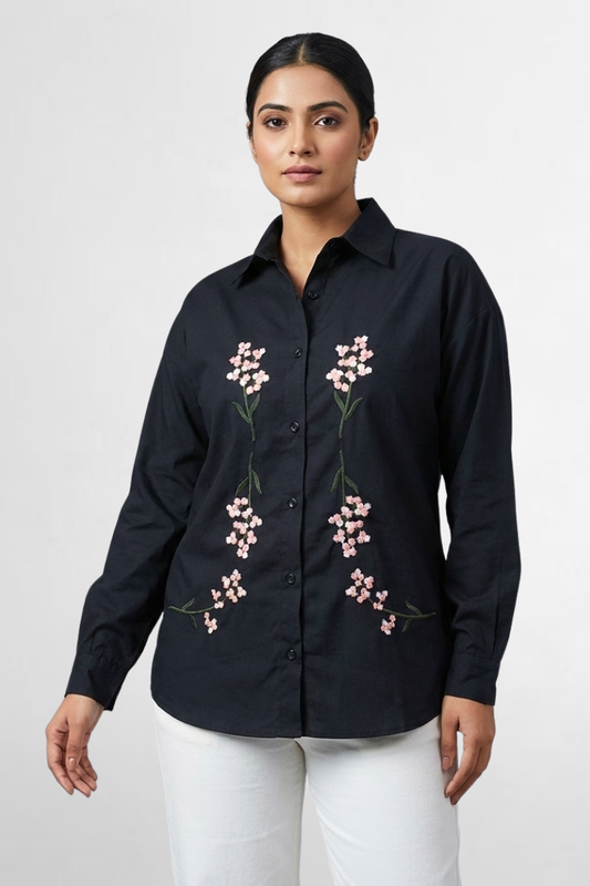 Floral Noir Shirt