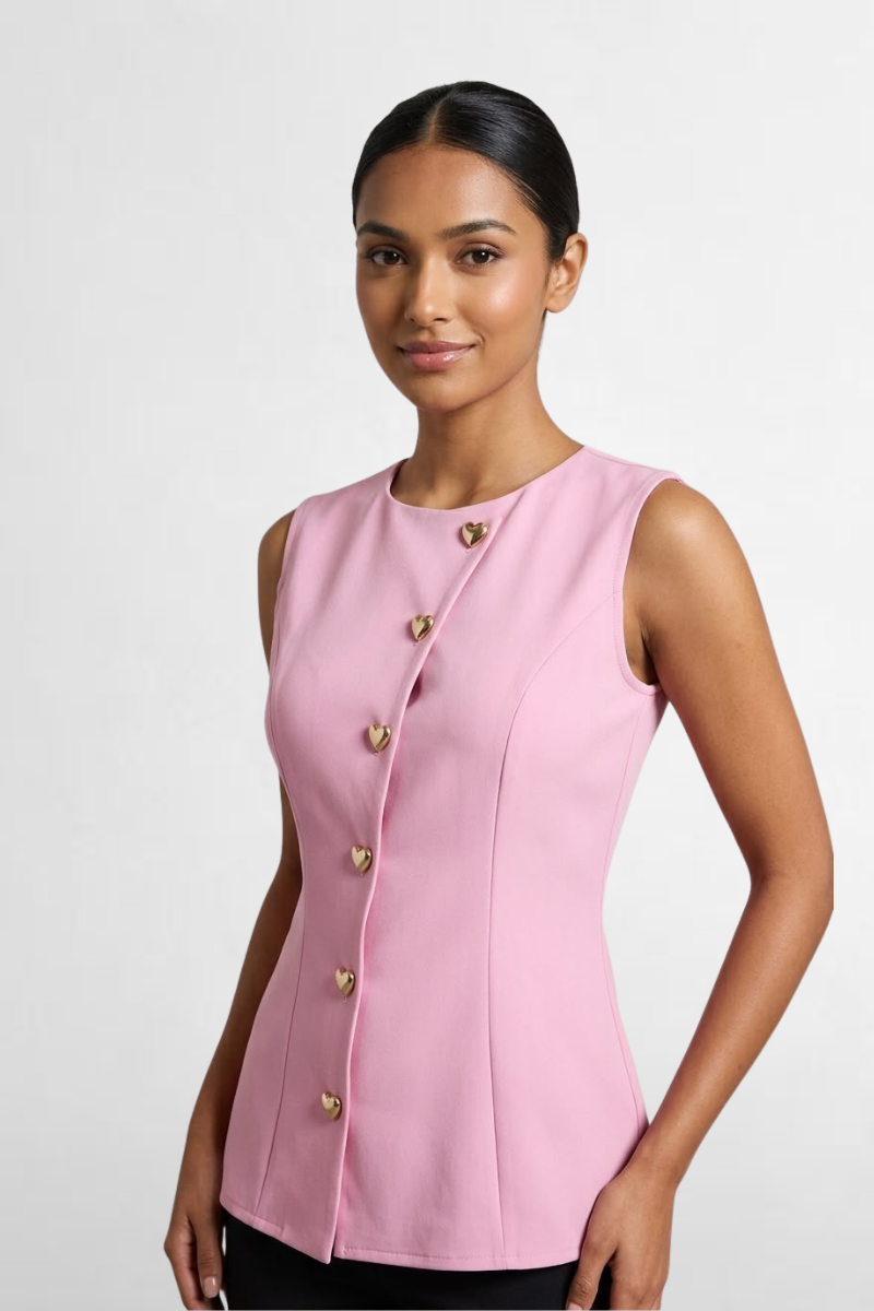 Heart Button Top