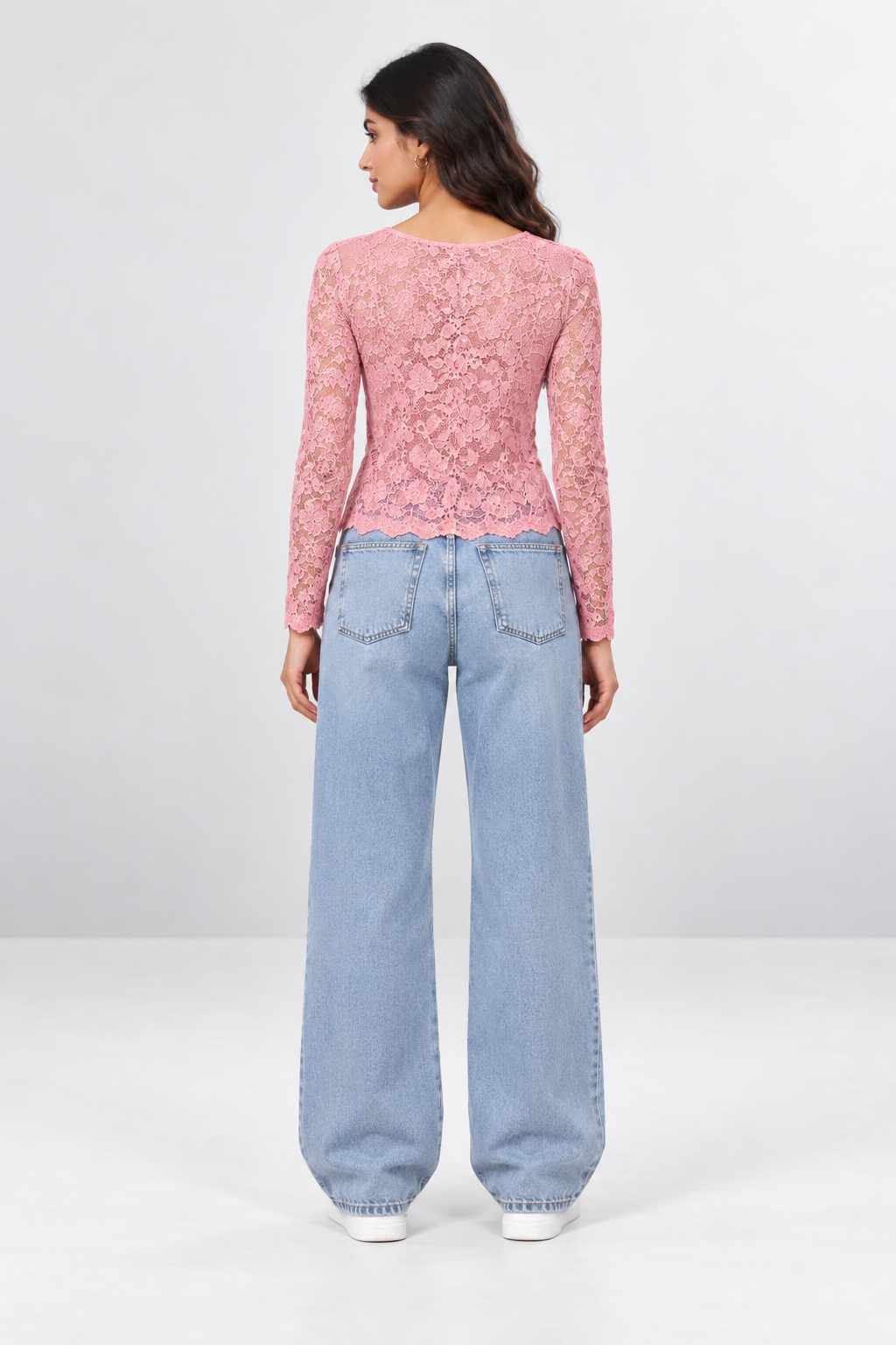 Lace Bloom Bling Top
