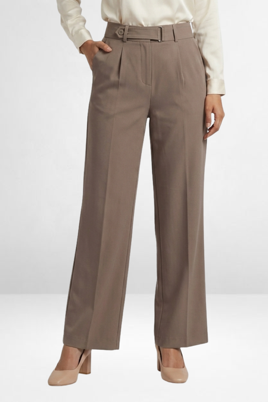 Belted Wide Trousers