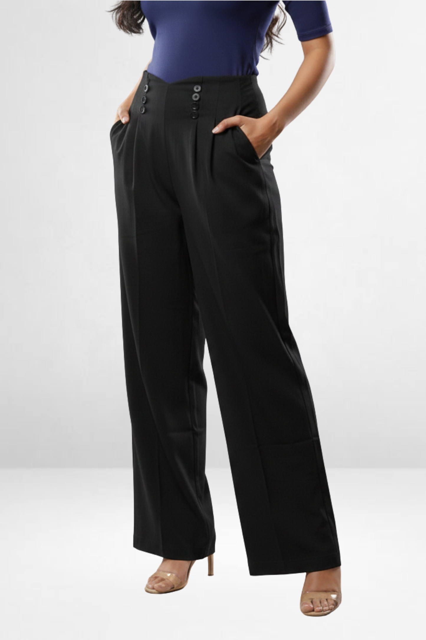 V Waist Pants