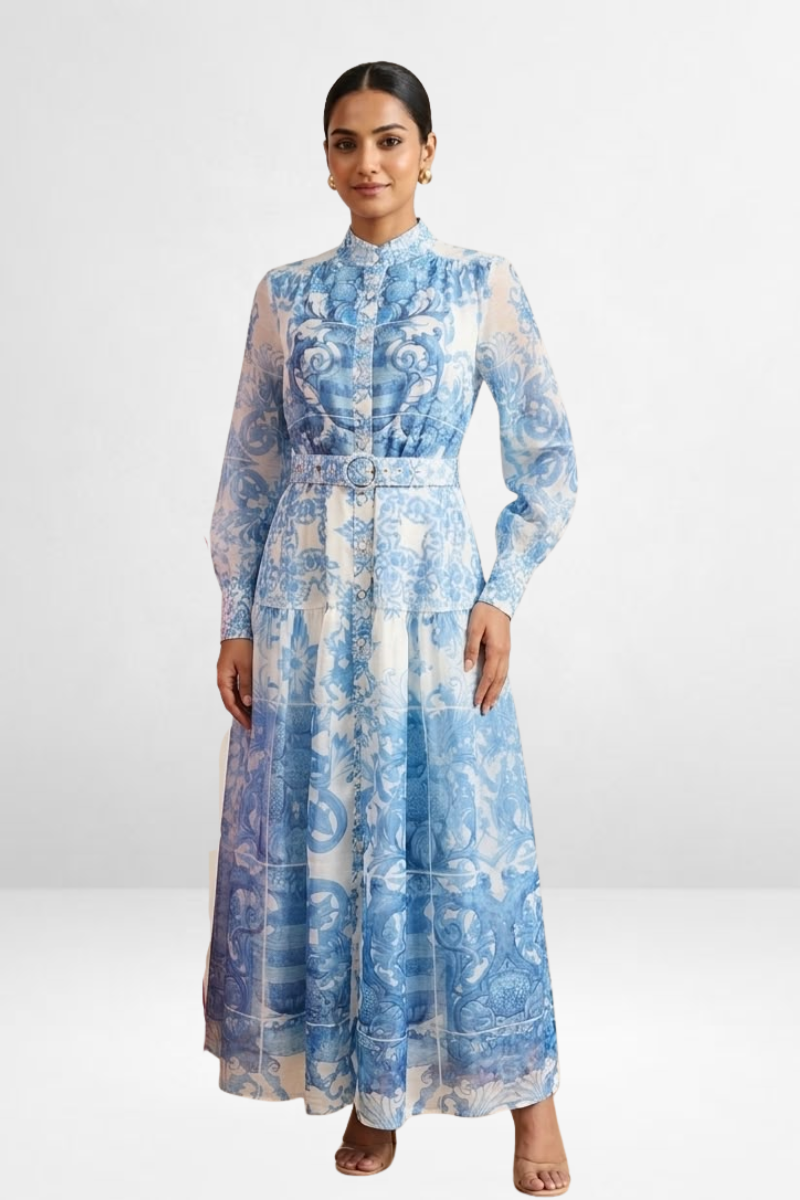 Porcelain Long Dress