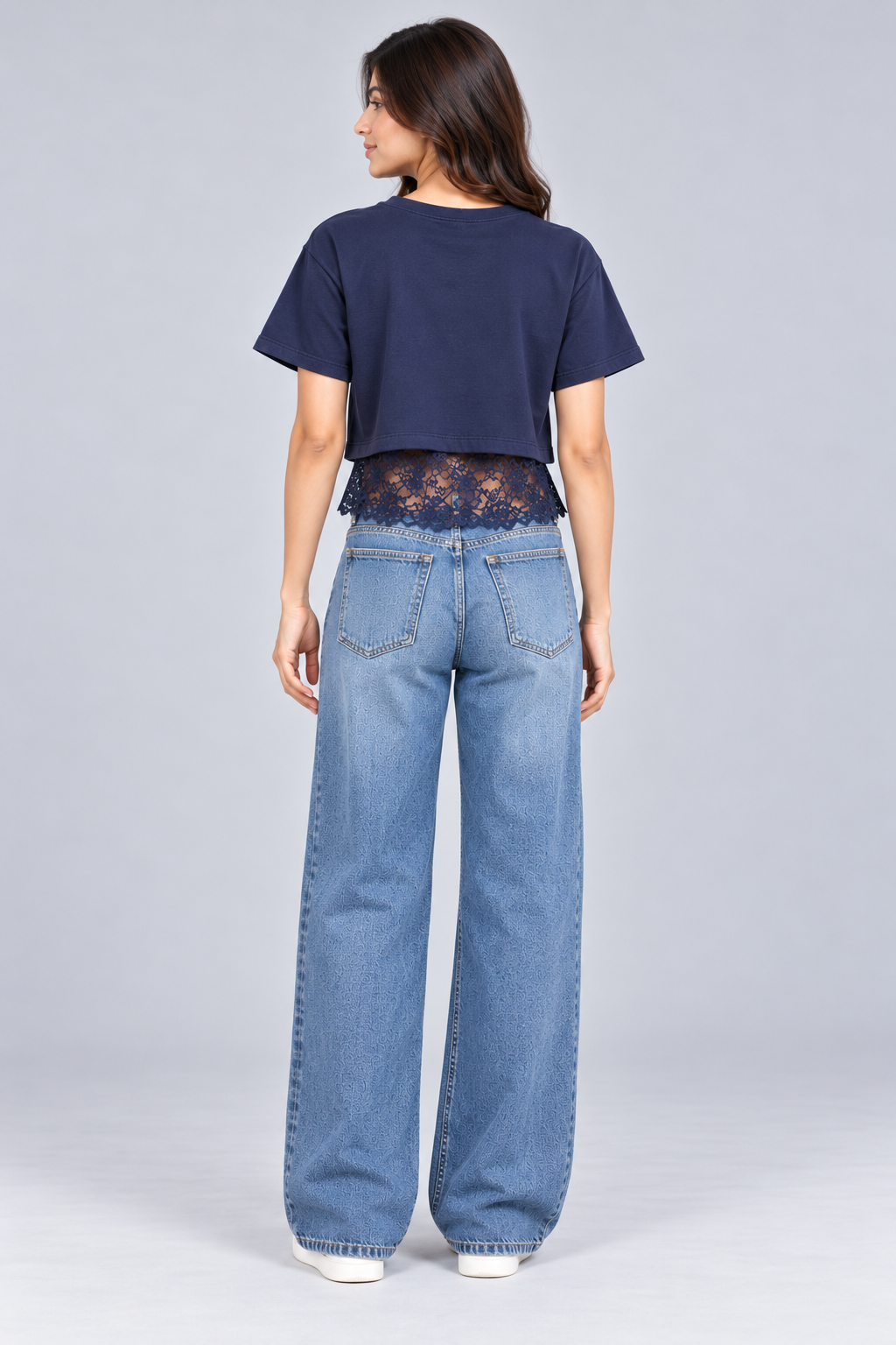 Lace Layered Crop Top