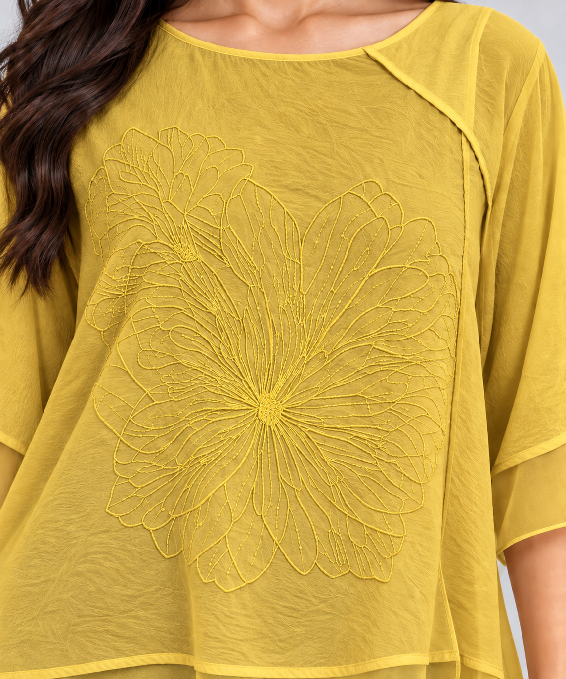 Floral Embroidered Top