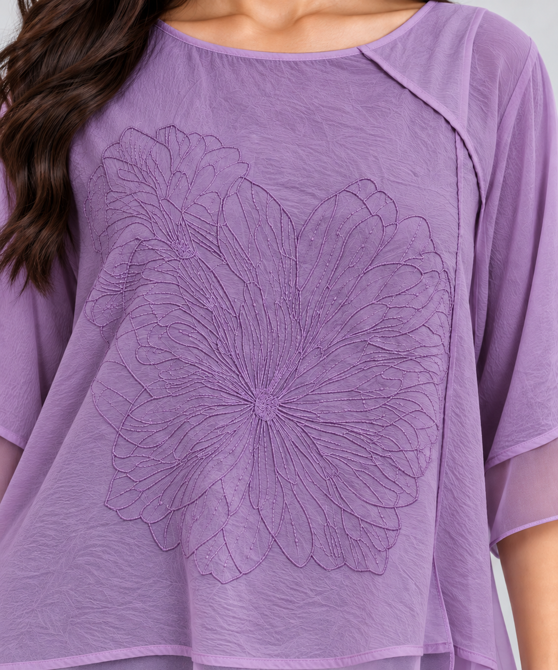 Floral Embroidered Top