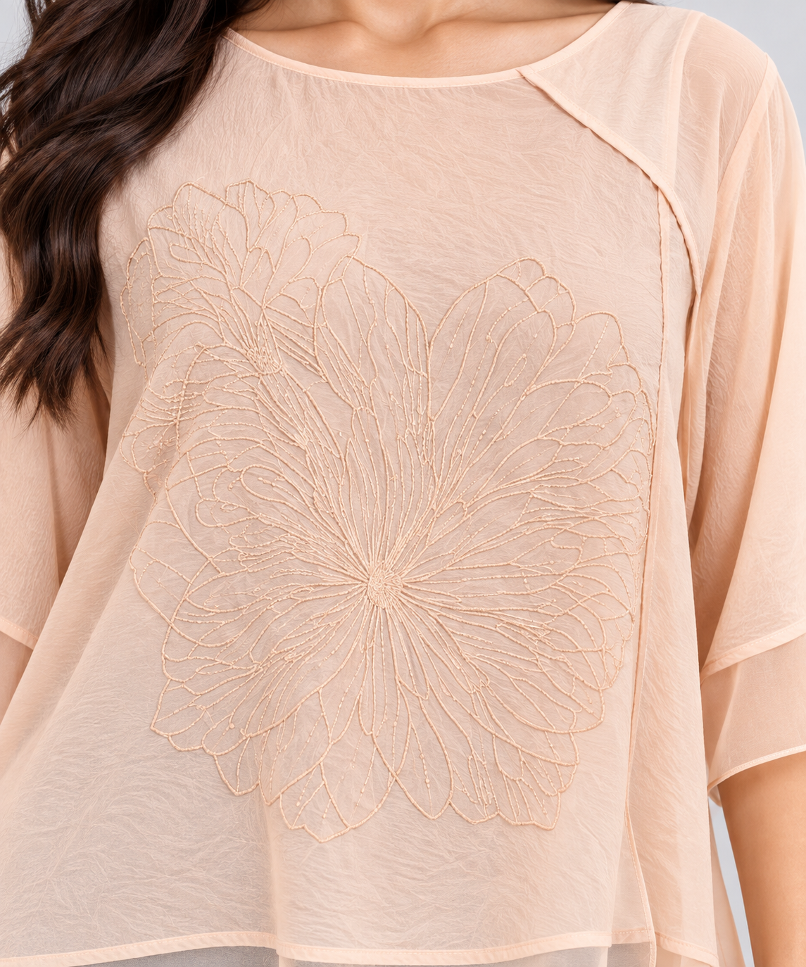 Floral Embroidered Top