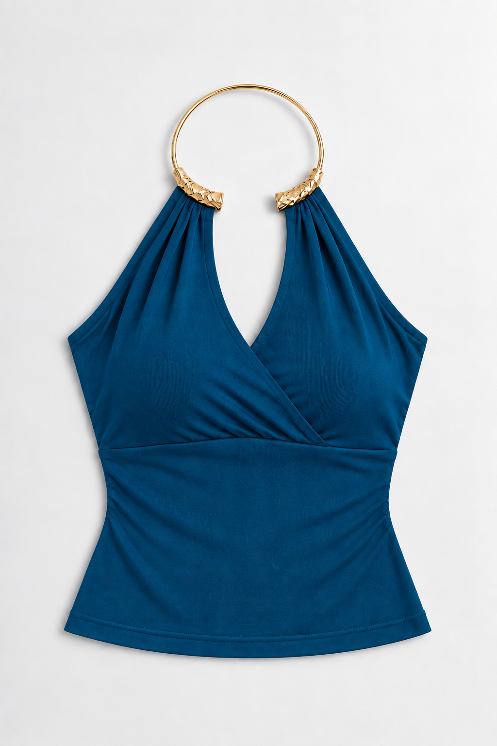 Golden Ring Halter Top