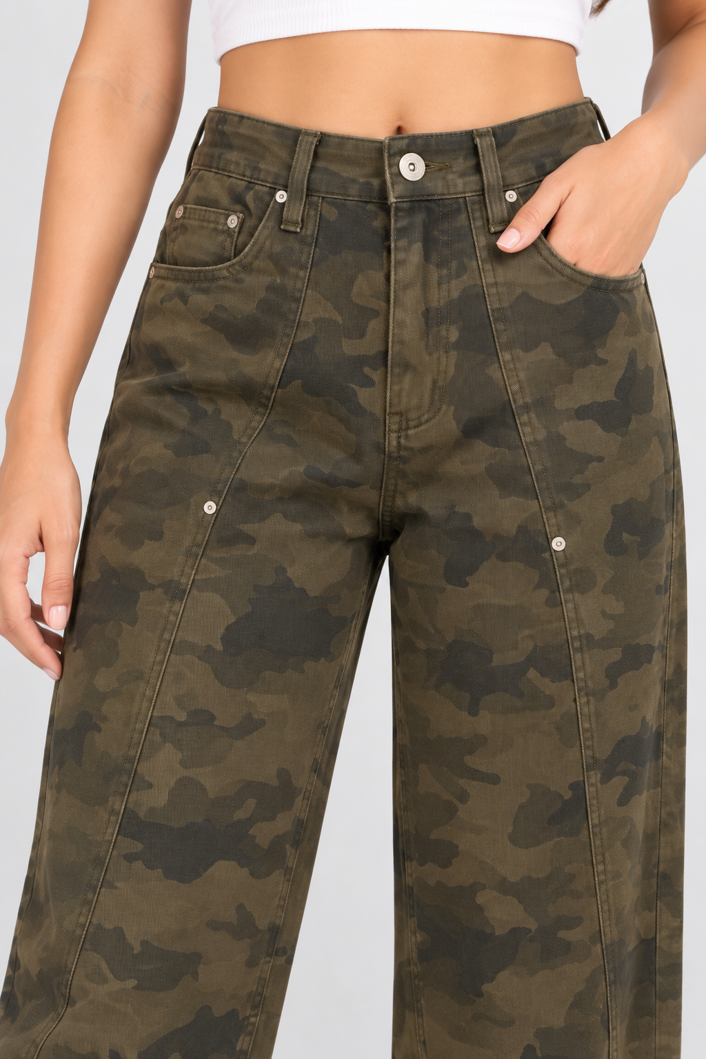 Urban Camo Chain Jeans