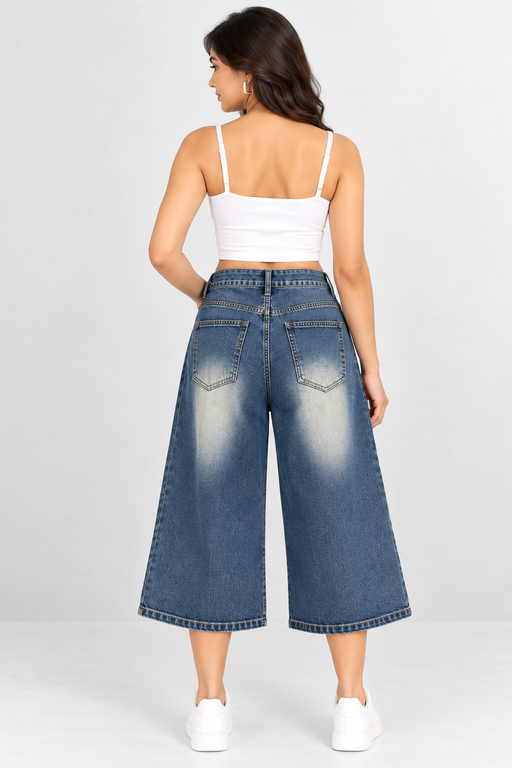 Retro Wash Crop Jeans