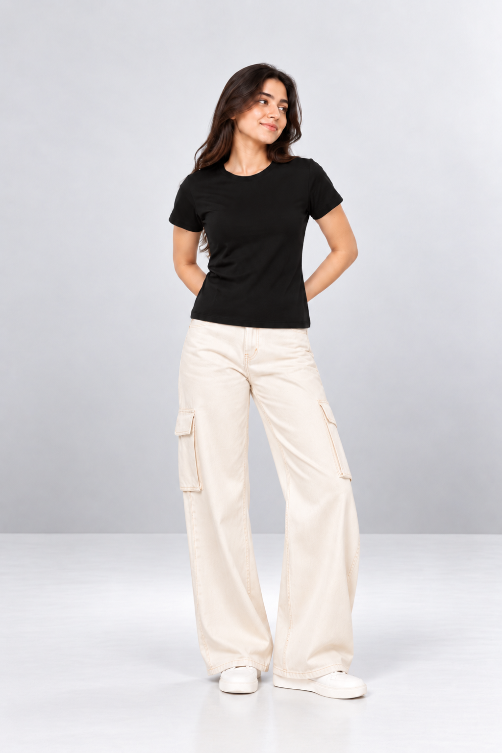 Lace Back Tie-Up Top