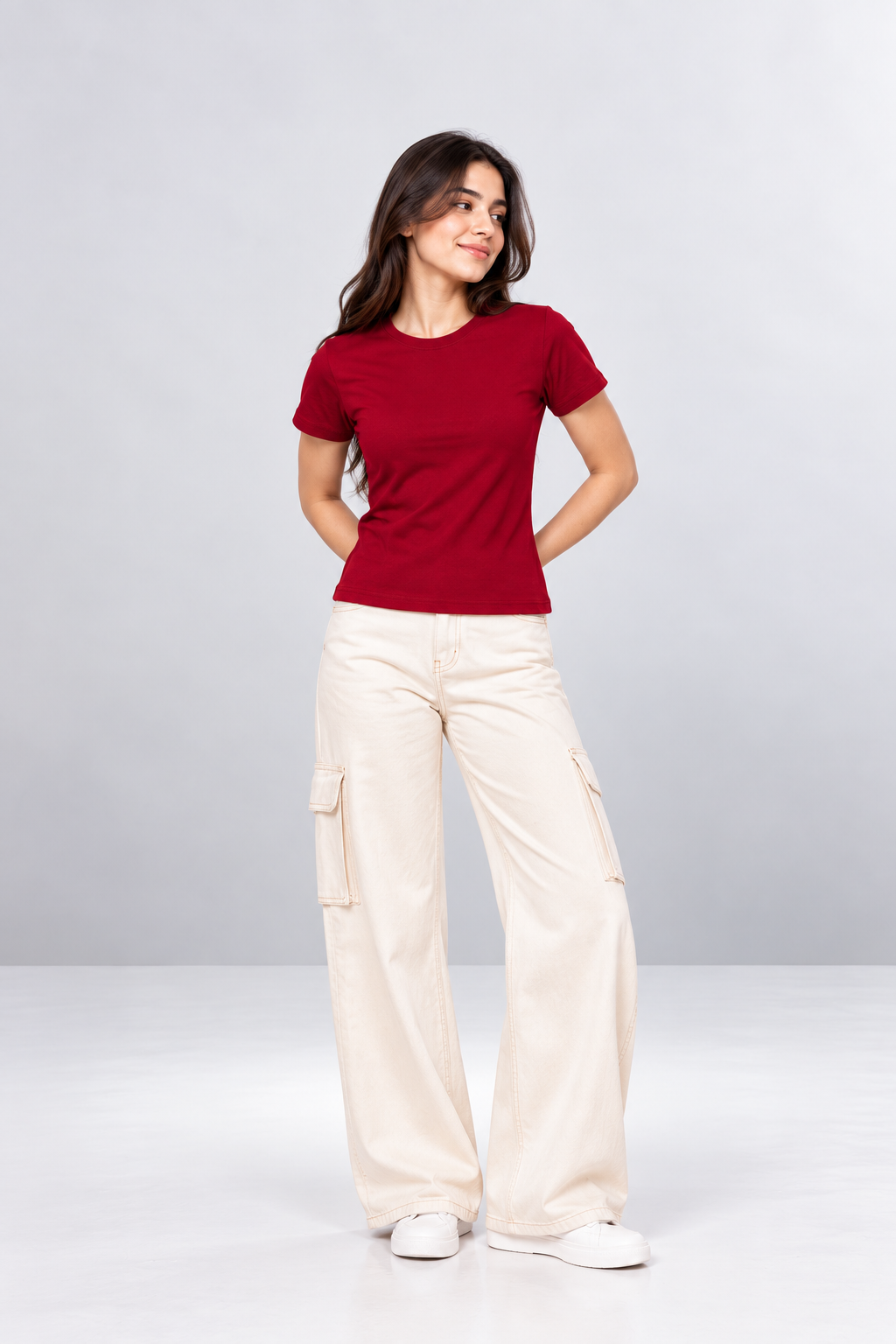 Lace Back Tie-Up Top