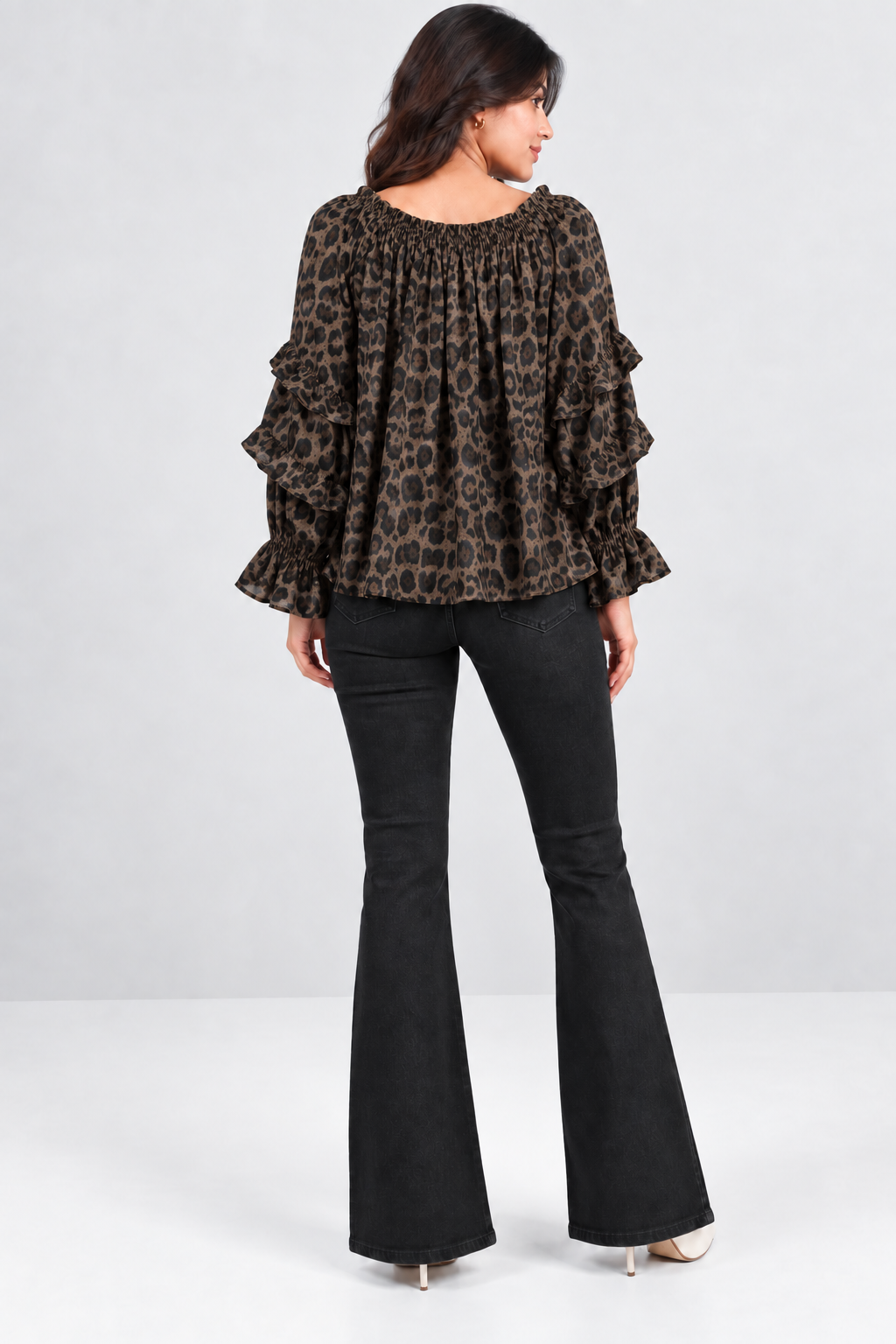 Wild Muse Ruffle Sleeve Top