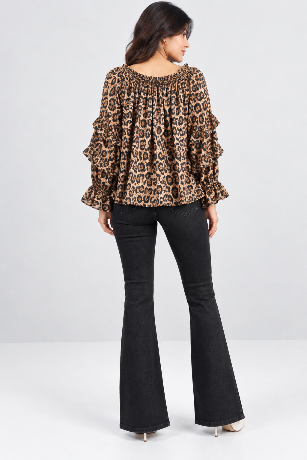 Wild Muse Ruffle Sleeve Top