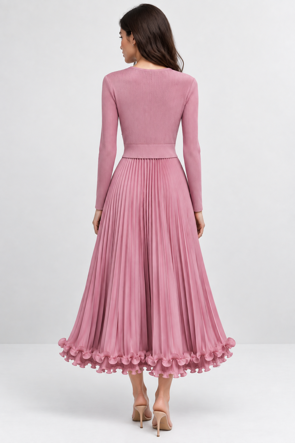 Diamond 3D Pleated Dress
