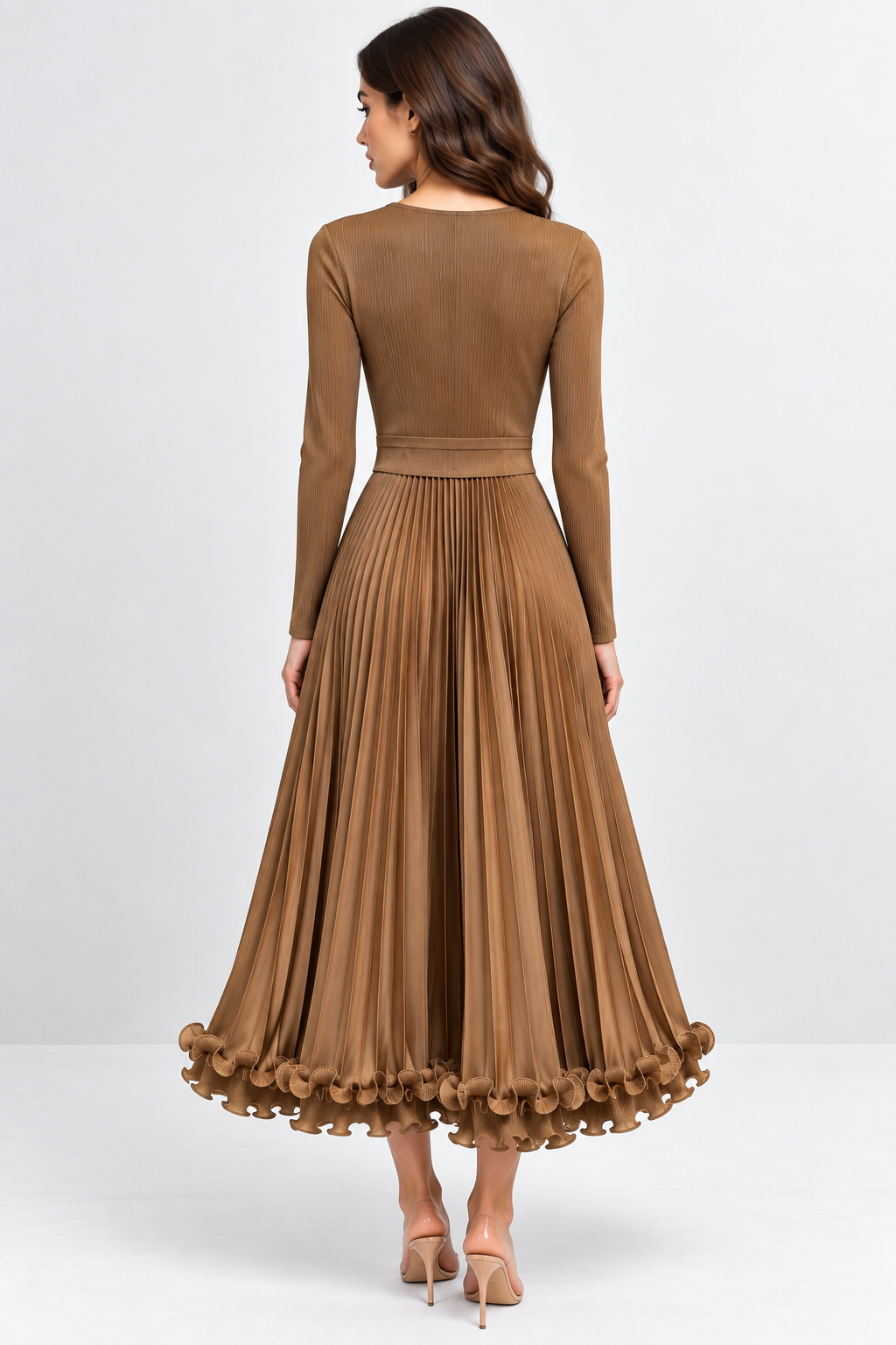 Diamond 3D Pleated Dress