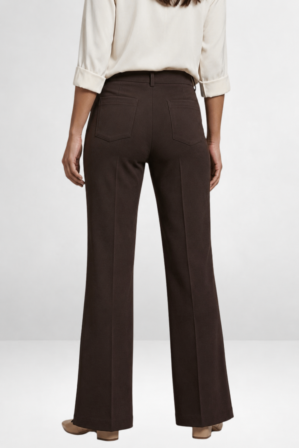 Slit Bootcut Trousers