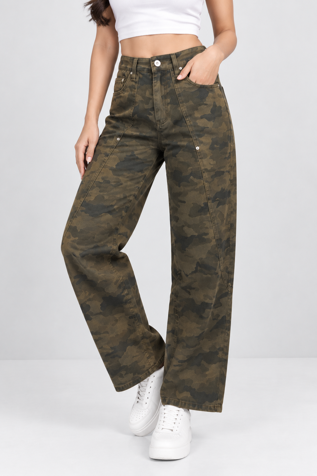 Urban Camo Chain Jeans