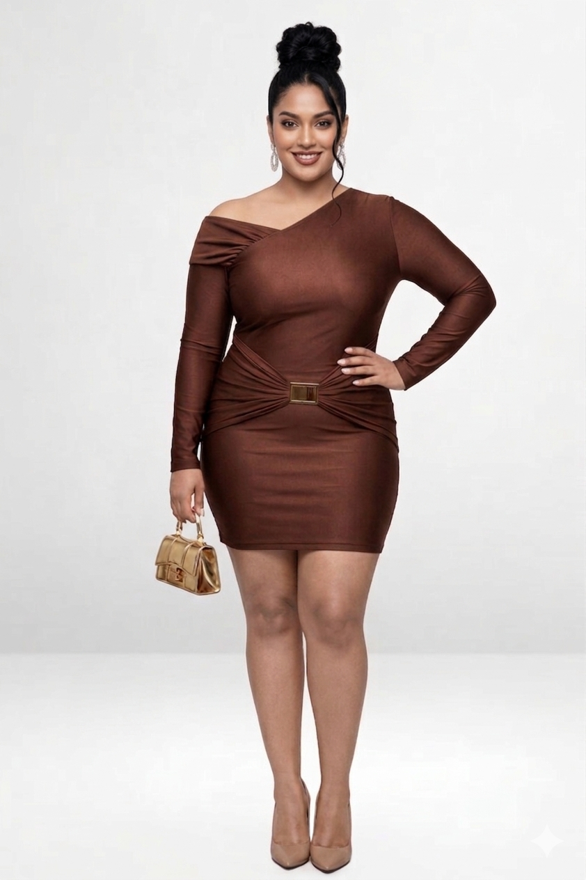 One-Shoulder Mini Dress