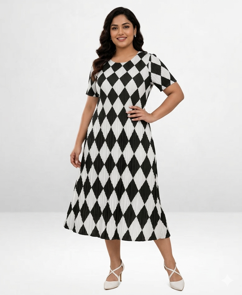 Harlequin Magic Fabric Dress
