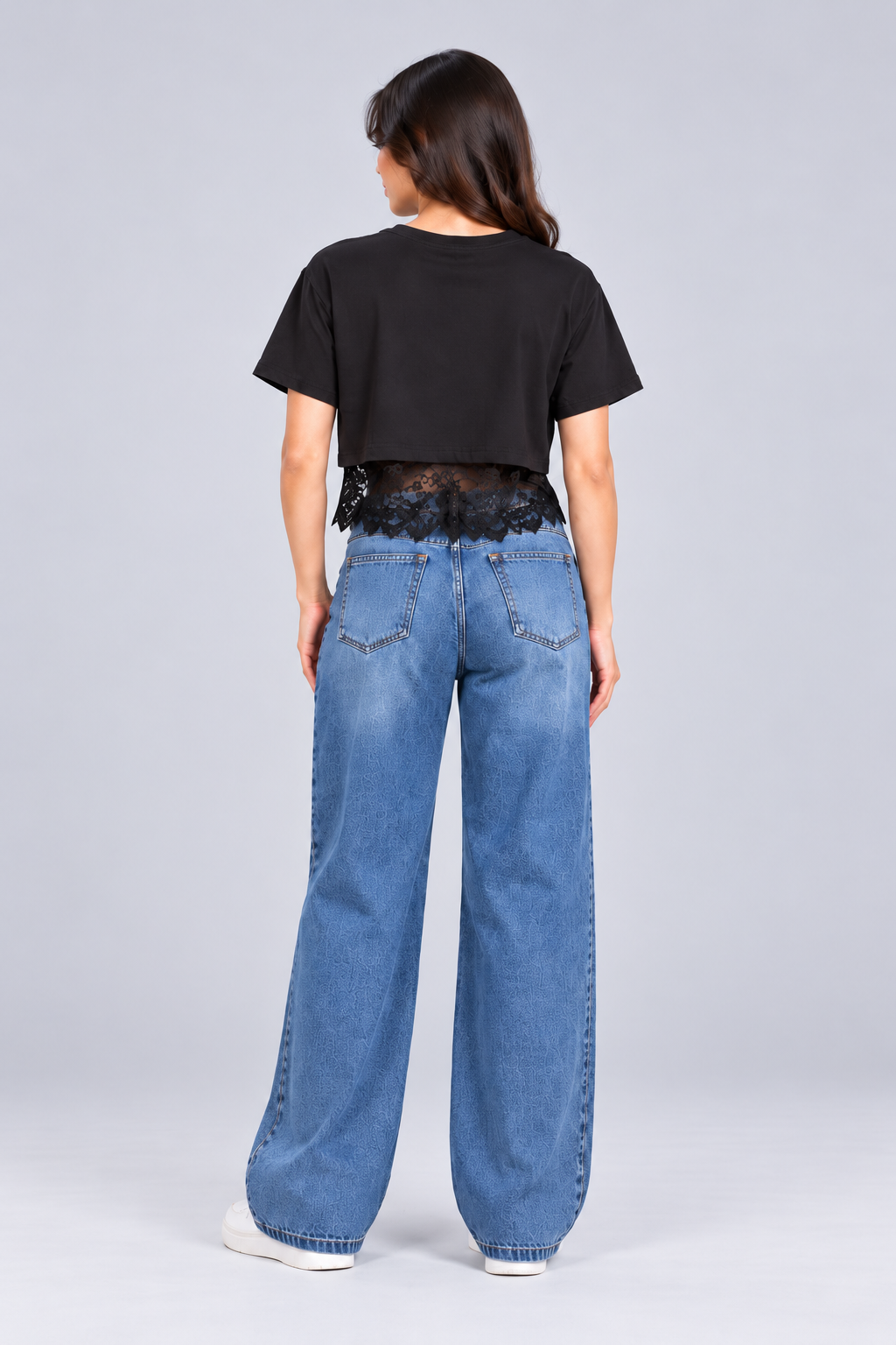 Lace Layered Crop Top